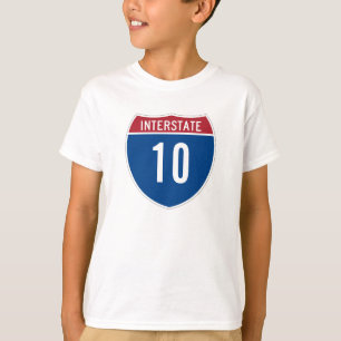 Camiseta T-Shirt Interstate 10