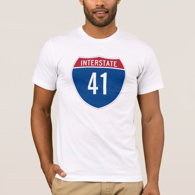 Camiseta T-Shirt Interstate 41 (Frente)