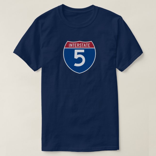 Camiseta T-Shirt INTERSTATE 5 (Frente do Design)