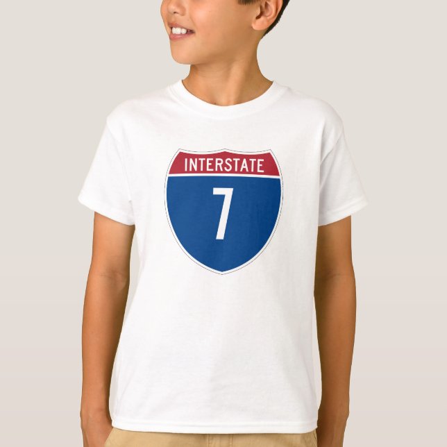 Camiseta T-Shirt Interstate 7 (Frente)