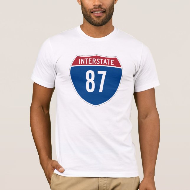 Camiseta T-Shirt Interstate 87 (Frente)
