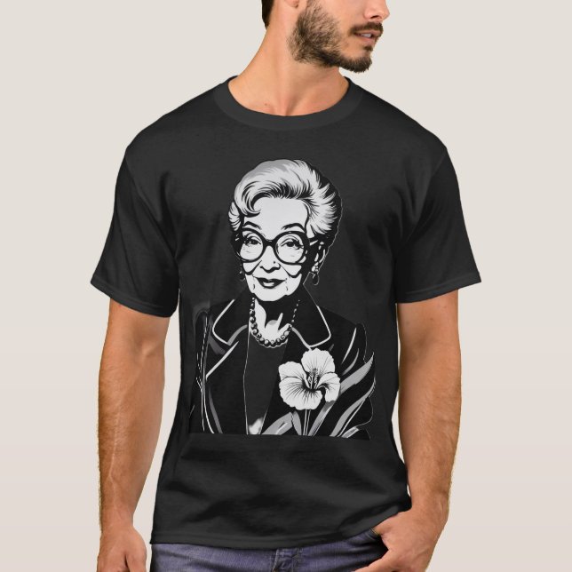 Camiseta t-shirt  iris apfel (Frente)