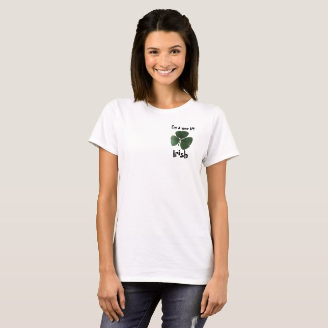 Camiseta T-shirt irlandês (Frente Completa)
