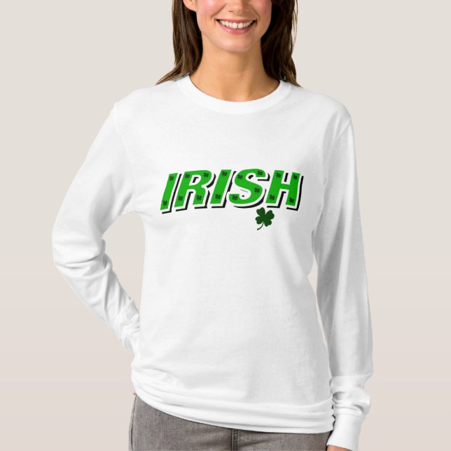 Camiseta T-Shirt irlandês (Frente)
