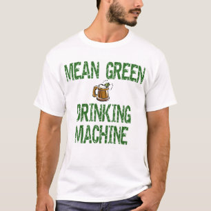 Camiseta T-shirt irlandês da máquina do bebendo