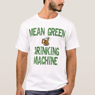 Camiseta T-shirt irlandês da máquina do bebendo