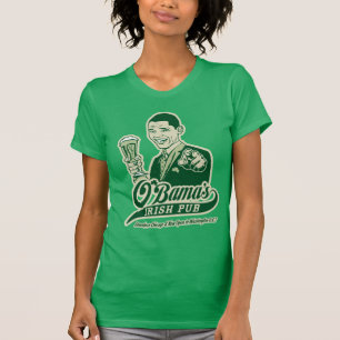 Camiseta T-shirt irlandês do bar de Obama