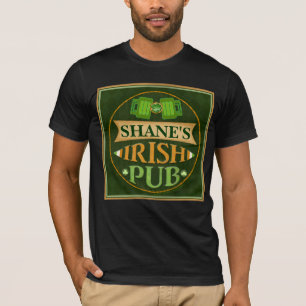 Camiseta T-shirt irlandês do bar do dia de St Patrick