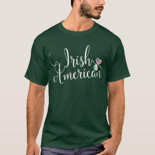 Camiseta T-shirt irlandês dos corações de Entwinted do