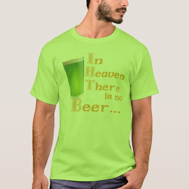 Camiseta T-shirt irlandês engraçado do bebendo (Frente)