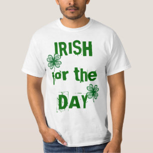 Camiseta T-shirt irlandês engraçado do trevo do dia de St