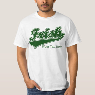 Camiseta T-shirt irlandês feito sob encomenda personalizad