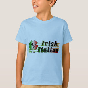 Camiseta T-Shirt Irlandês para Crianças Italianas