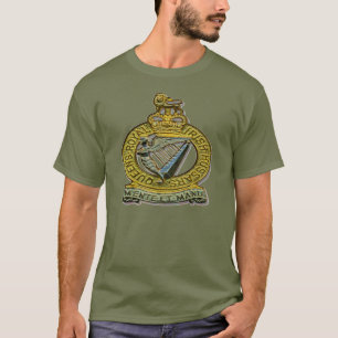 Camiseta T-shirt irlandês real dos Hussars do Queens