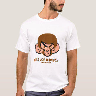 Camiseta t-shirt irritadiço do macaco