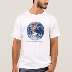 Camiseta T-shirt irritado da terra