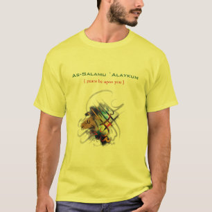 Camiseta T-shirt islâmico - Como-Salamu o ` Alaykum