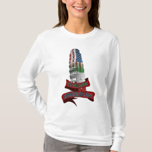 Camiseta T-shirt italianos americanos da ascendência