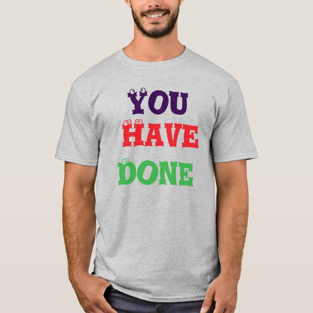 Camiseta T-shirt Itens impressos em algodão (Frente)