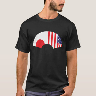 Camiseta T-shirt Japão-Americano do fã