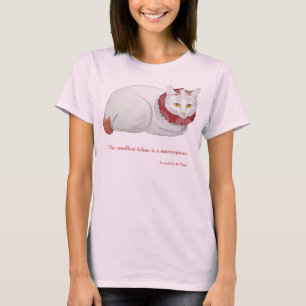 Camiseta T-shirt japonês da arte do gato da obra-prima