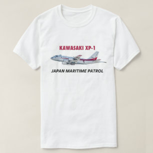 CAMISETA T-SHIRT JAPONÊS DO MARINHO DOS AVIÕES DE KAWASAK