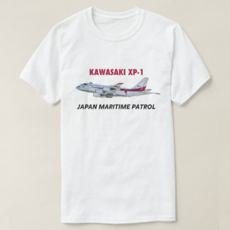CAMISETA T-SHIRT JAPONÊS DO MARINHO DOS AVIÕES DE KAWASAKI