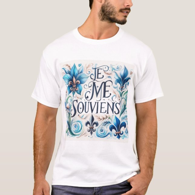 Camiseta T-shirt "Je me souviens" (Frente)