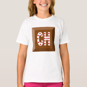 Camiseta T-shirt jersey branco SUÍÇA CHOCOLATE BOMBONS