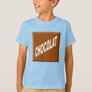 Camiseta T-shirt jersey cinzento crianças Desenho CHOCOLATE