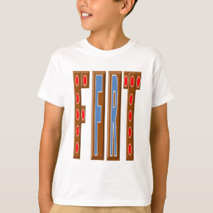 Camiseta T-shirt jersey Desenho FUTEBOL CHOCOLATE BOMBONS