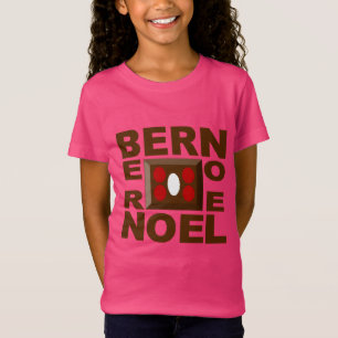 Camiseta T-shirt jersey fim recortar Desenho BERN NATAL