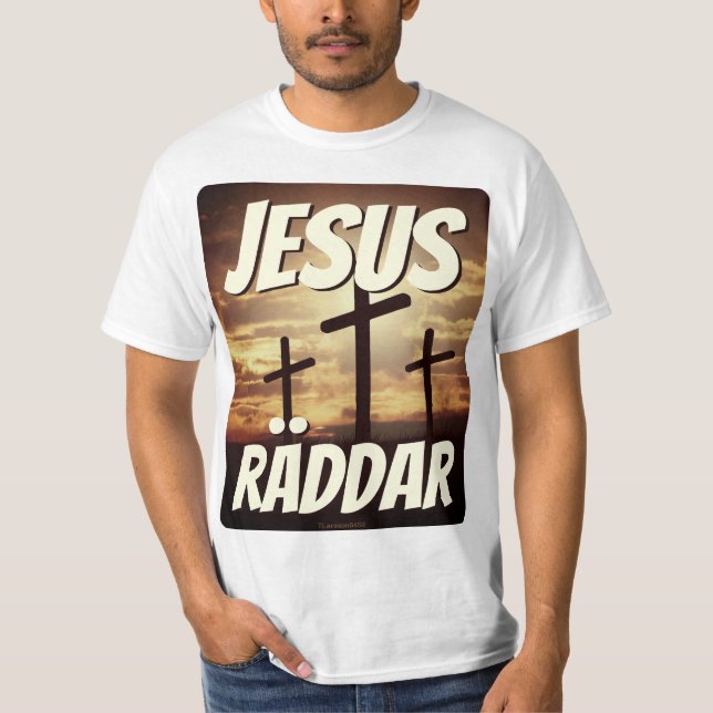 Camiseta T-shirt — Jesus räddar (Frente)