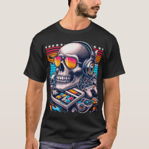 Camiseta T-Shirt Jogador de Caveira