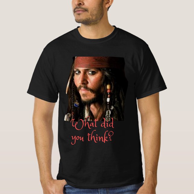 Camiseta t-shirt Johnny Depp  (Frente)