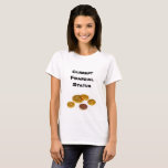 Camiseta T-shirt judaico do humor da situação financeira<br><div class="desc">T-shirt judaico do humor da situação financeira atual para seres humanos do judaísmo</div>