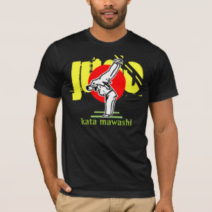 Camiseta t-shirt judo kata mawashi