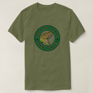 Camiseta T-shirt jurássico da guarda florestal de parque