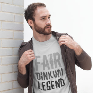 Camiseta T-shirt justo da legenda de Dinkum