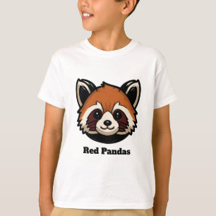 Camiseta T-Shirt Juvenil Panda Vermelha Personalizada (nome