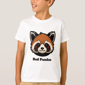 Camiseta T-Shirt Juvenil Panda Vermelha Personalizada (nome