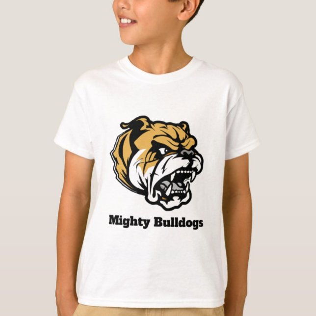 Camiseta T-Shirt Juvenil para Bulldog Personalizado (nome e (Criador carregado)