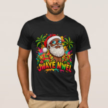 T-shirt Jwayé Nwèl Père Noël Pop Art | Tee