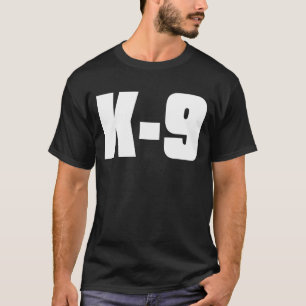 Camiseta T-shirt K-9 preto