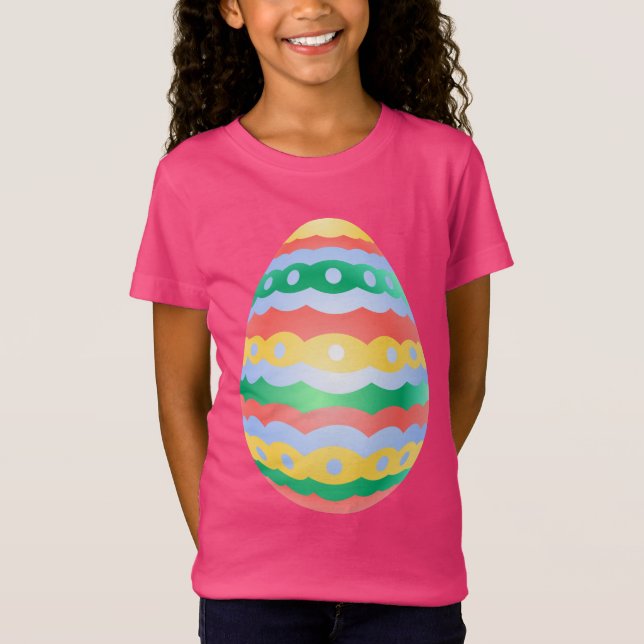 Camiseta T-Shirt Kid's Easter Egg T-shirt da páscoa (Frente)