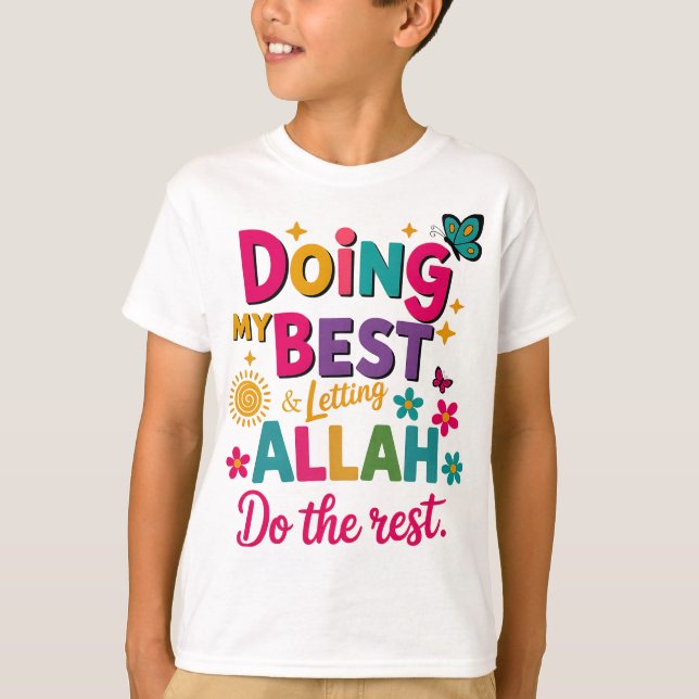 Camiseta T-Shirt-Kids Islamic Clothing. (Frente)