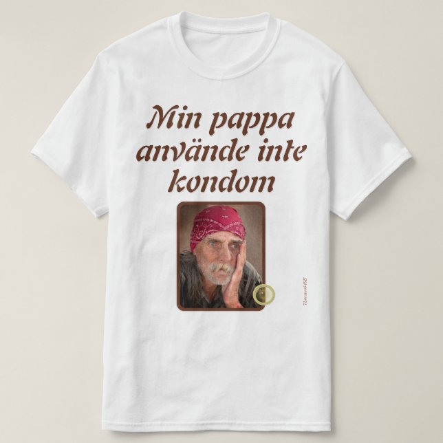 Camiseta T-shirt — Kondom (Frente do Design)