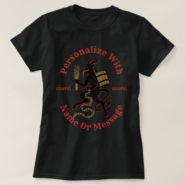 Camiseta T-shirt Krampus Personalizada (Frente do Design)