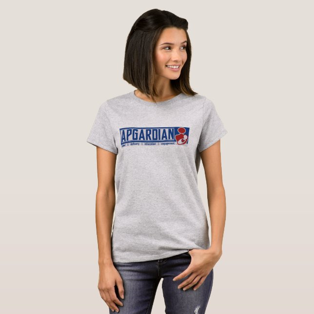Camiseta T-shirt Labor da gravidez e da entrega (Frente Completa)