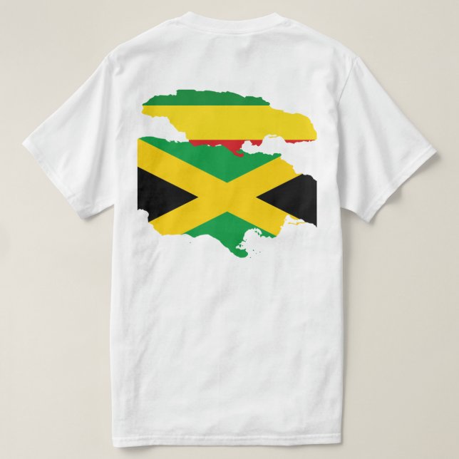 Camiseta T-shirt LadySensi-Jamaicano de DBRay (Verso do Design)